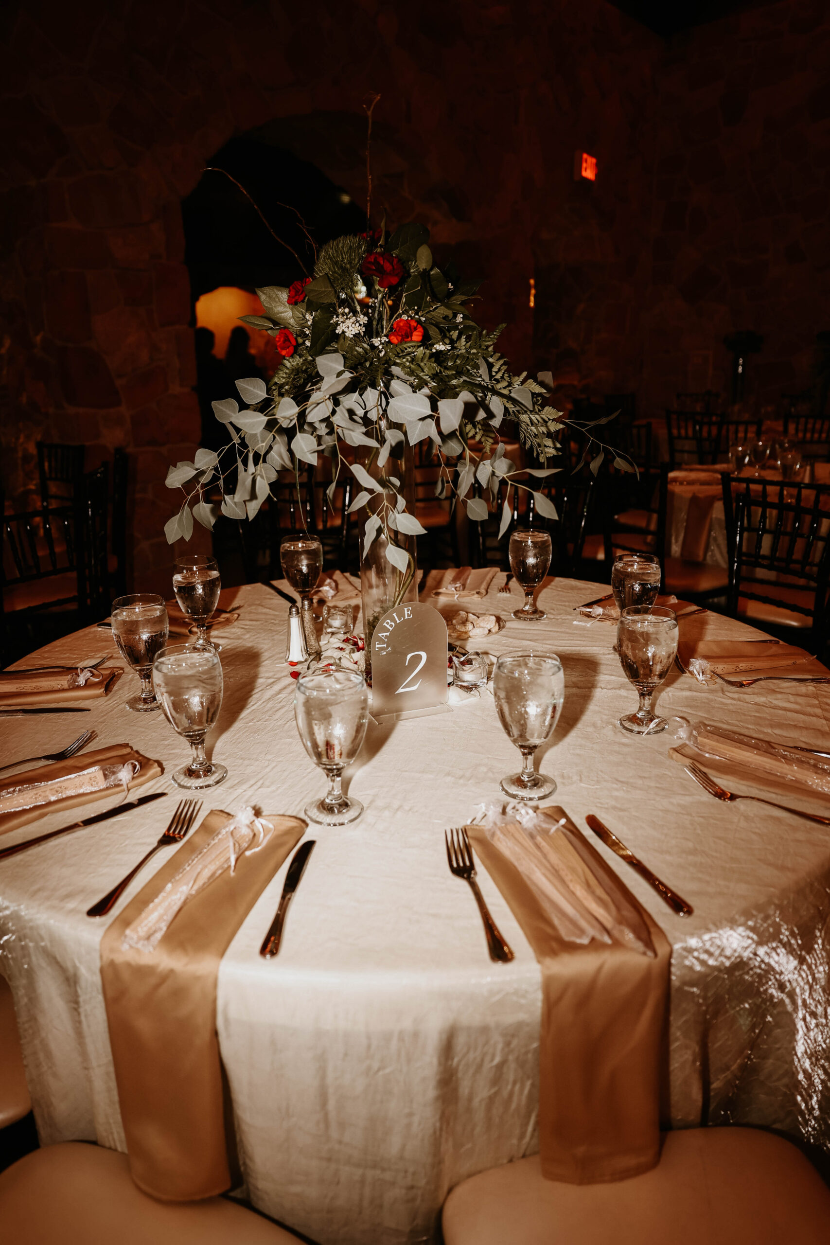 wedding reception table decor 