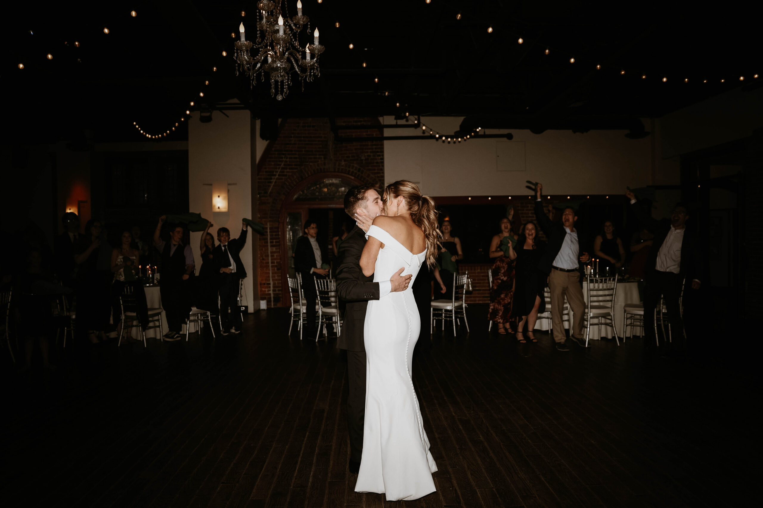 bride and groom's first dance 