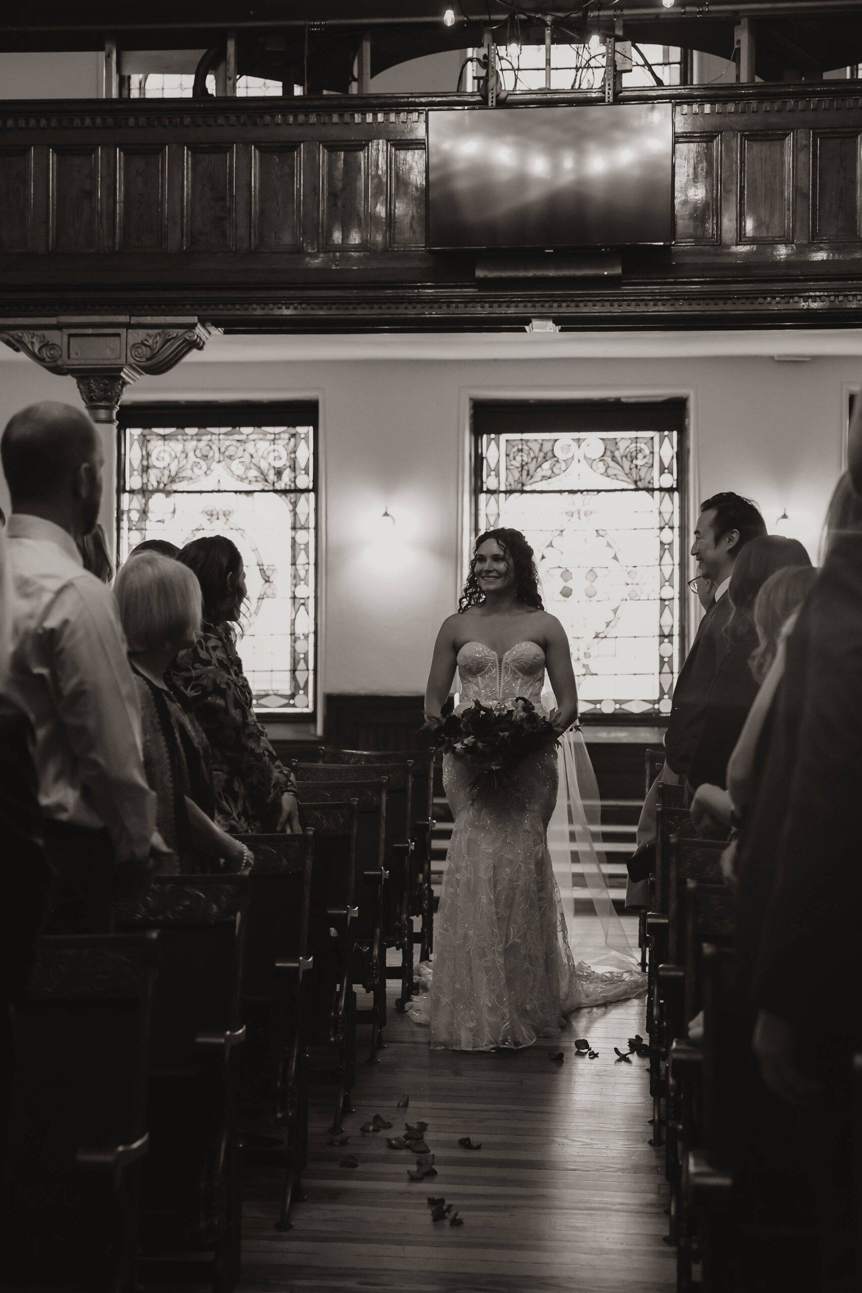 meaningful wedding moments as the bride walks down the aisle 