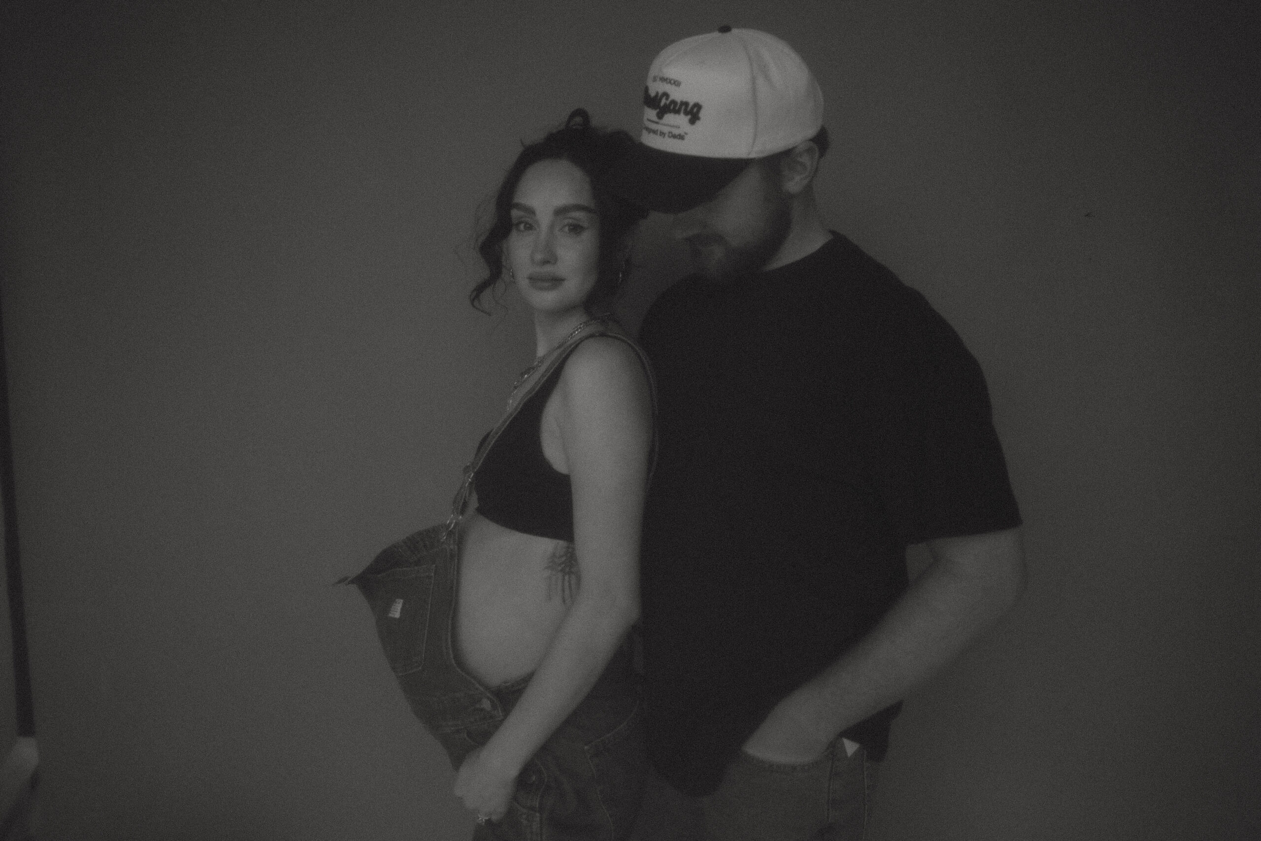 a couple during denver maternity photoshoot