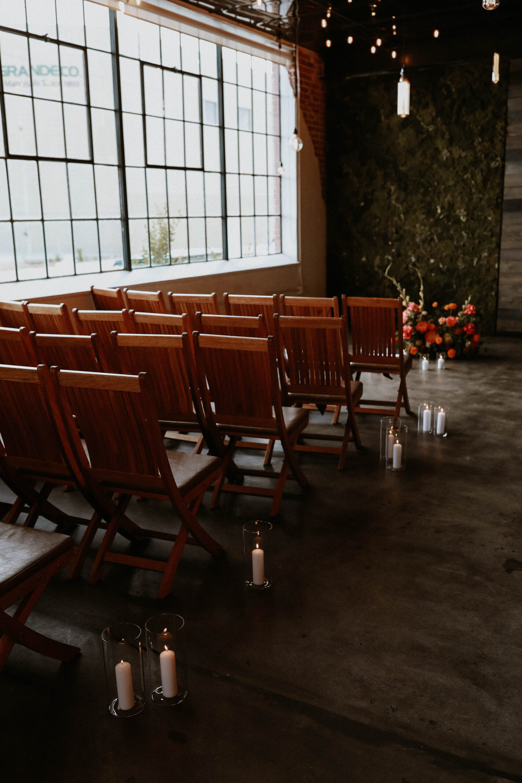 wedding aisle at one of the most perfect Denver Colorado venues