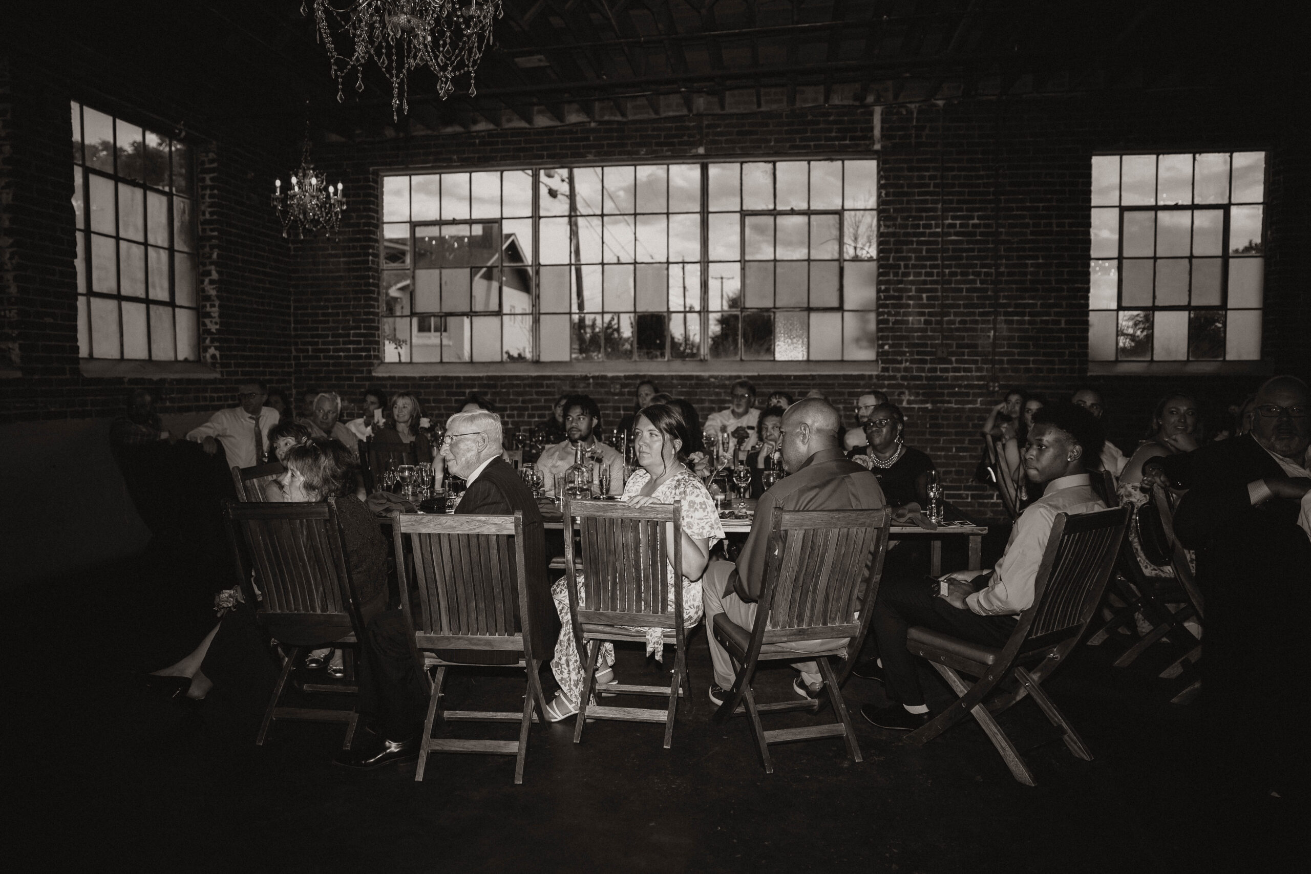 wedding guests at reception at one of the most perfect Denver Colorado venues