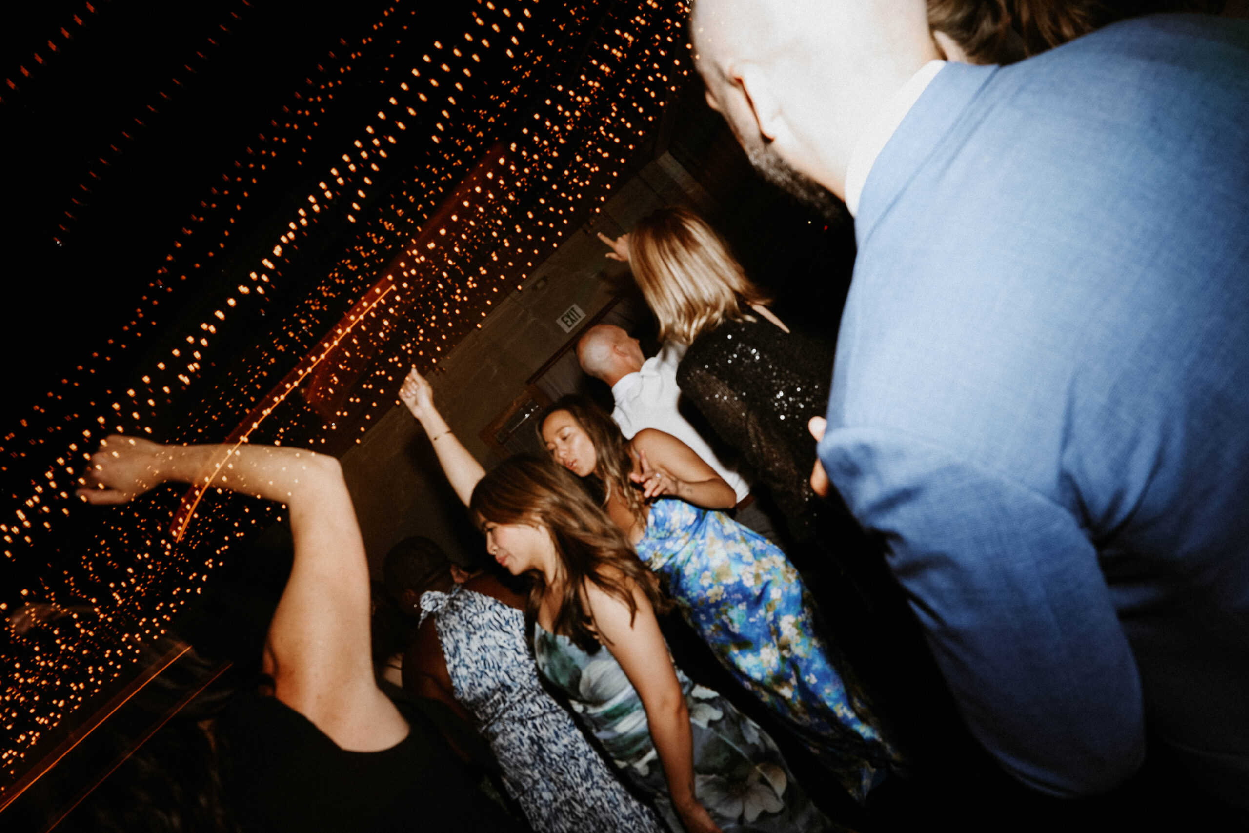 guests dancing after reception at one of the most perfect Denver Colorado venues