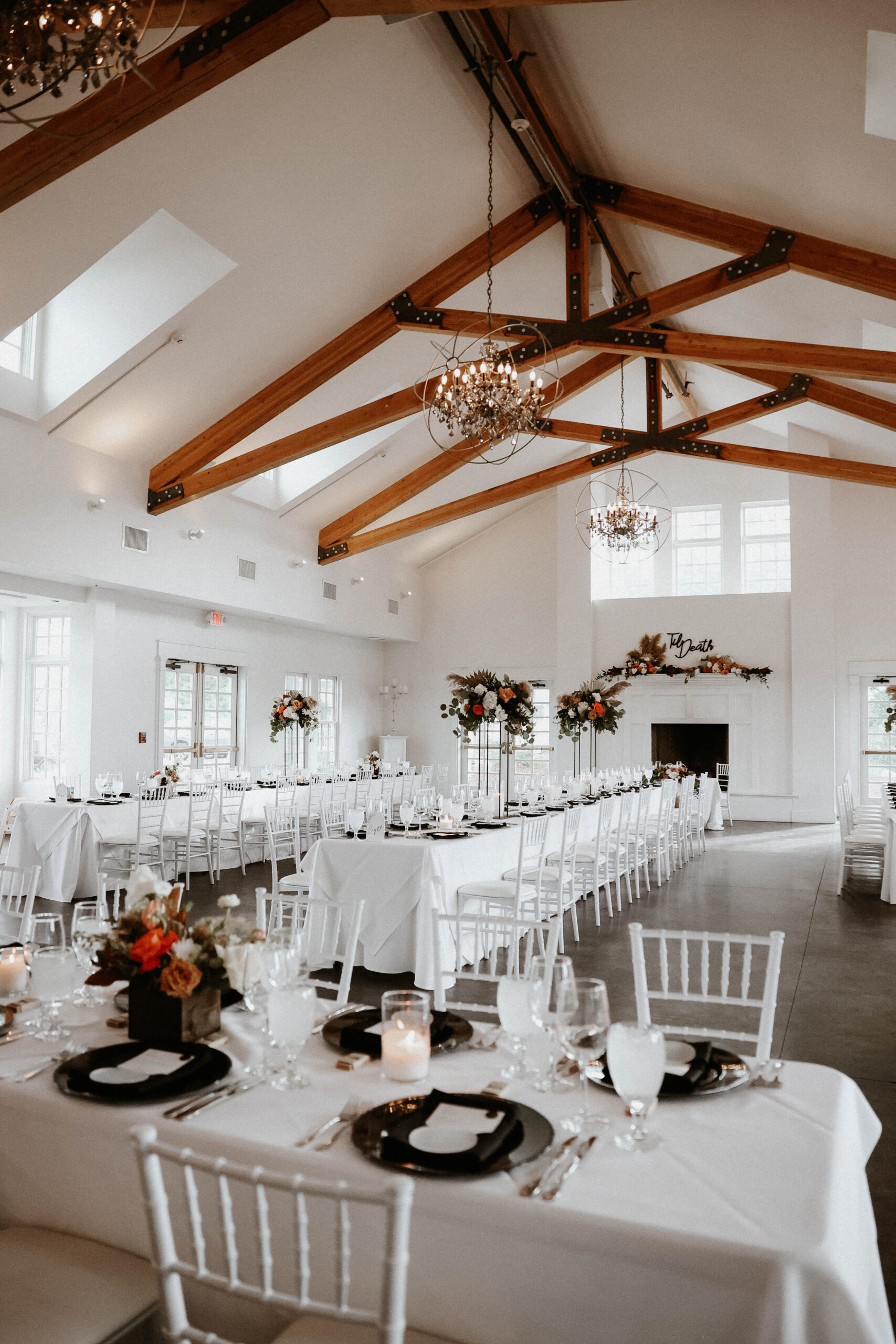 manor house wedding reception space