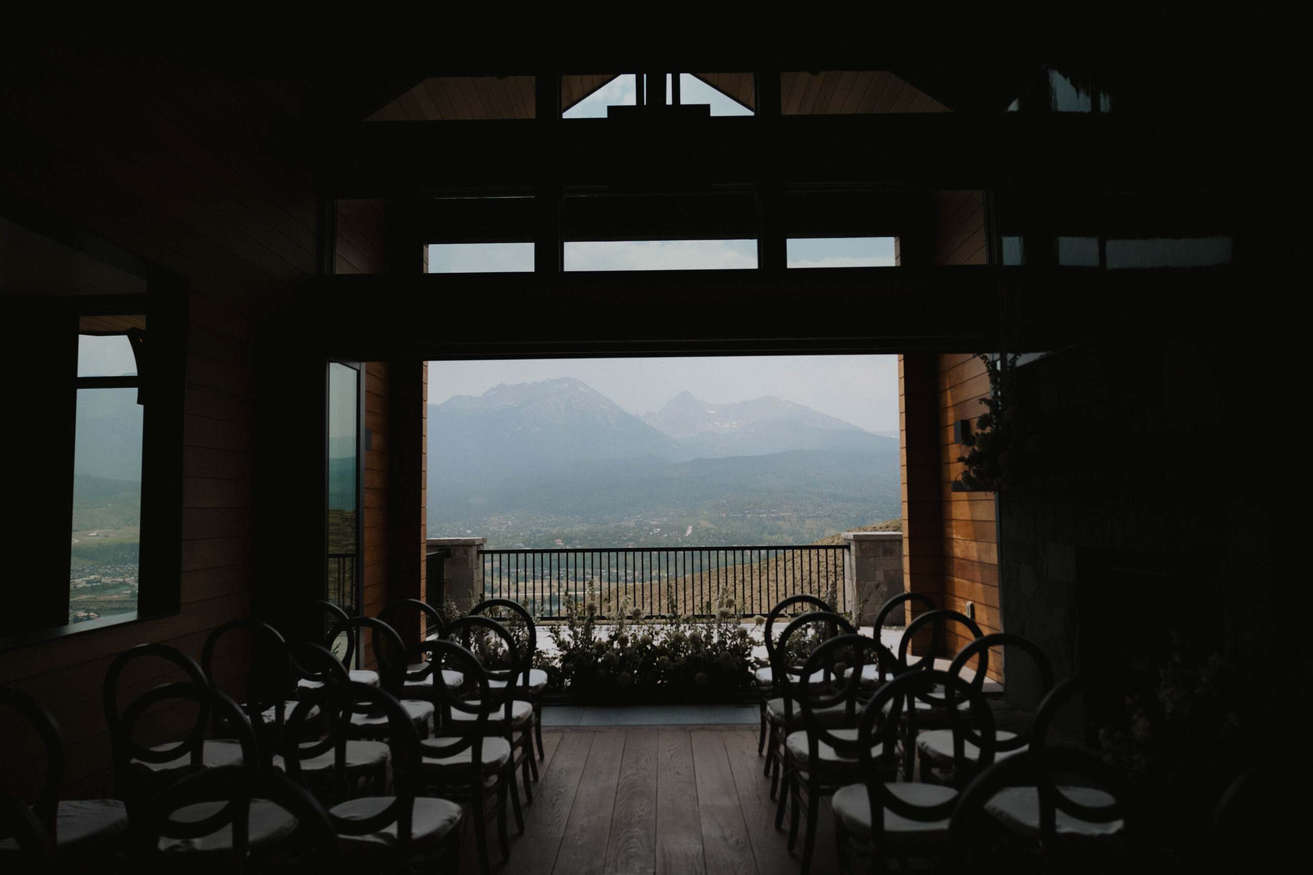 Colorado micro wedding ceremony space