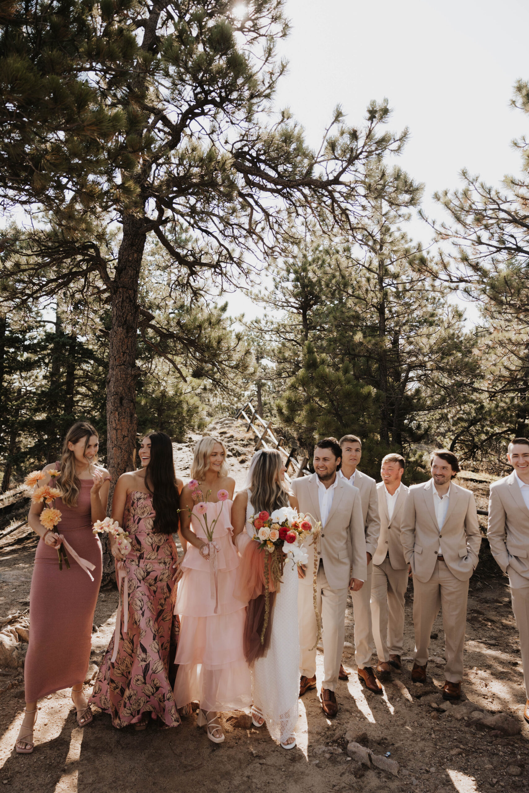 wedding party portraits 