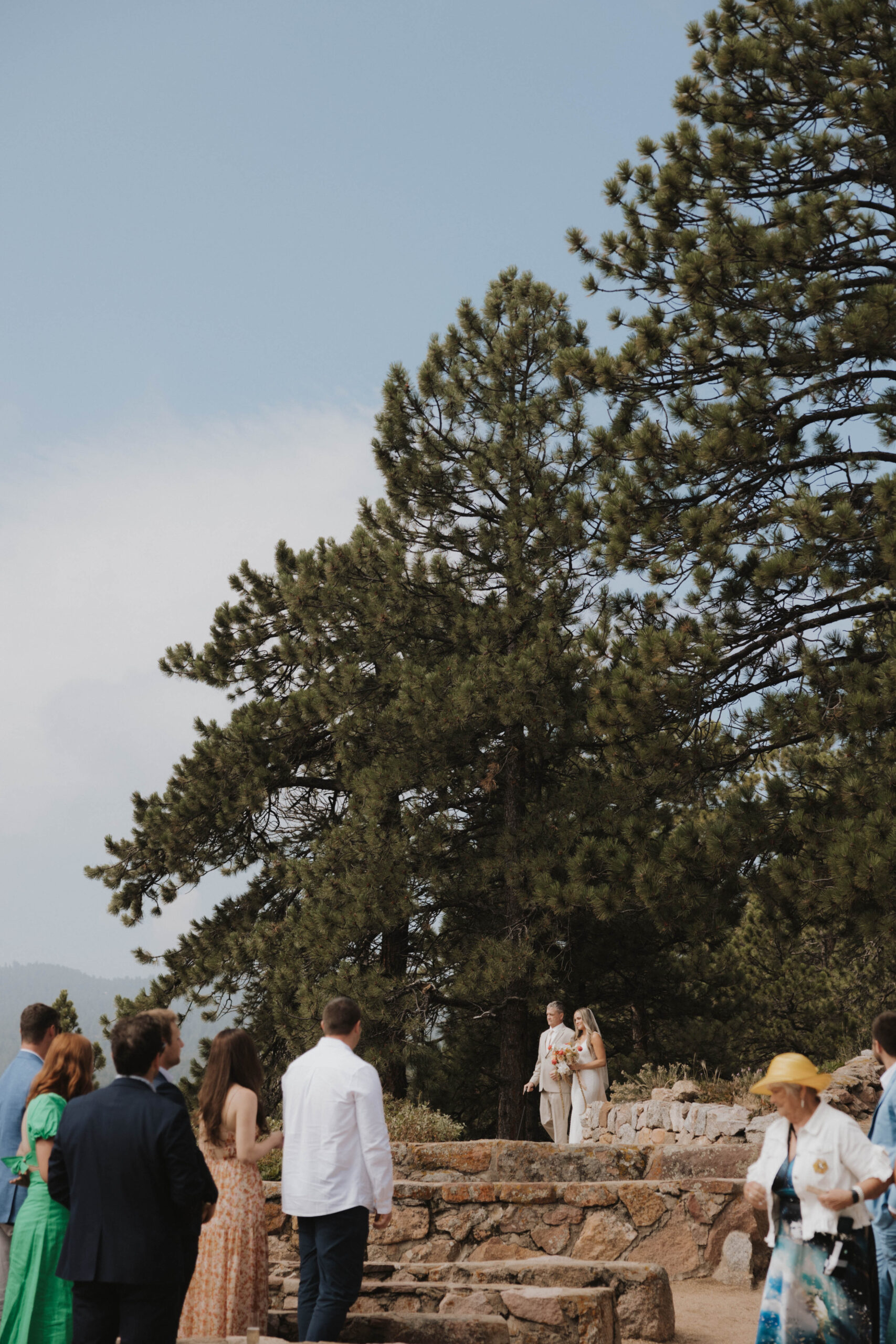 bride coming down the aisle 