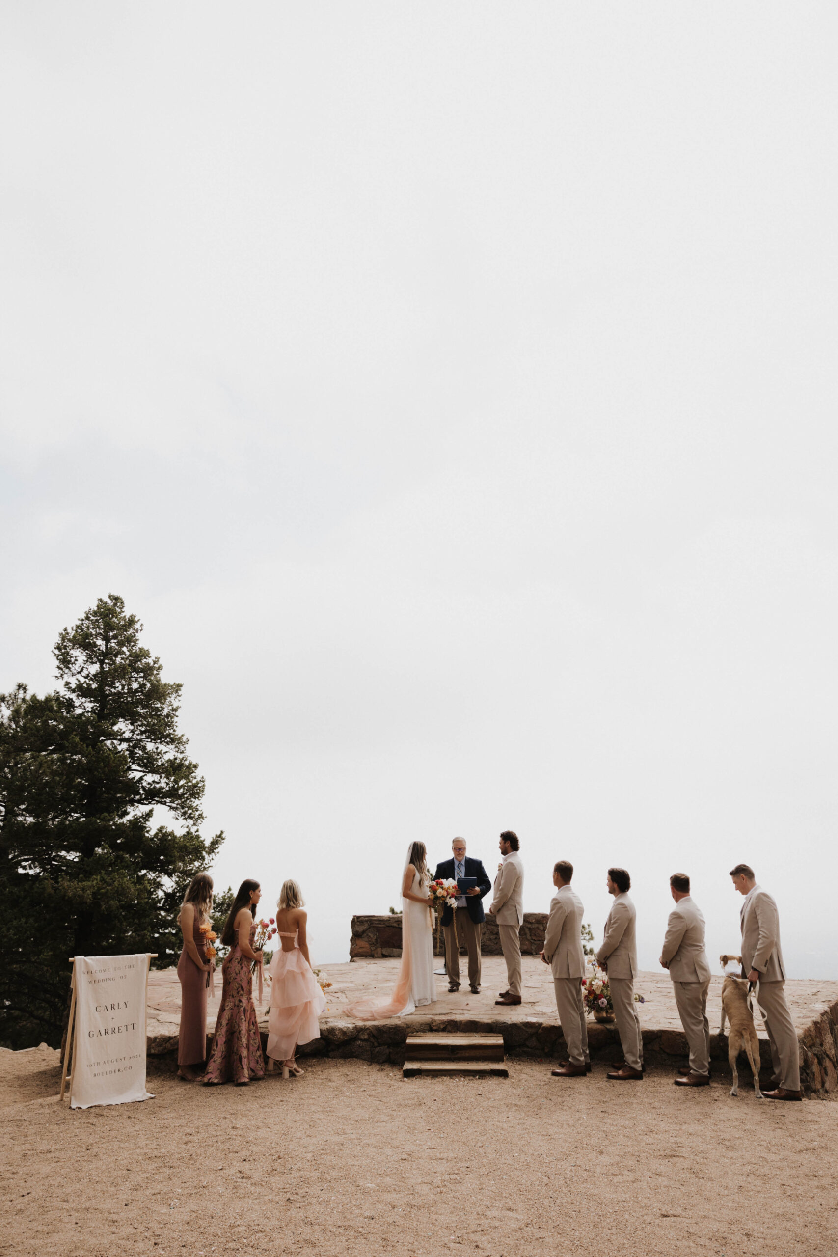 Boulder Colorado wedding ceremony 