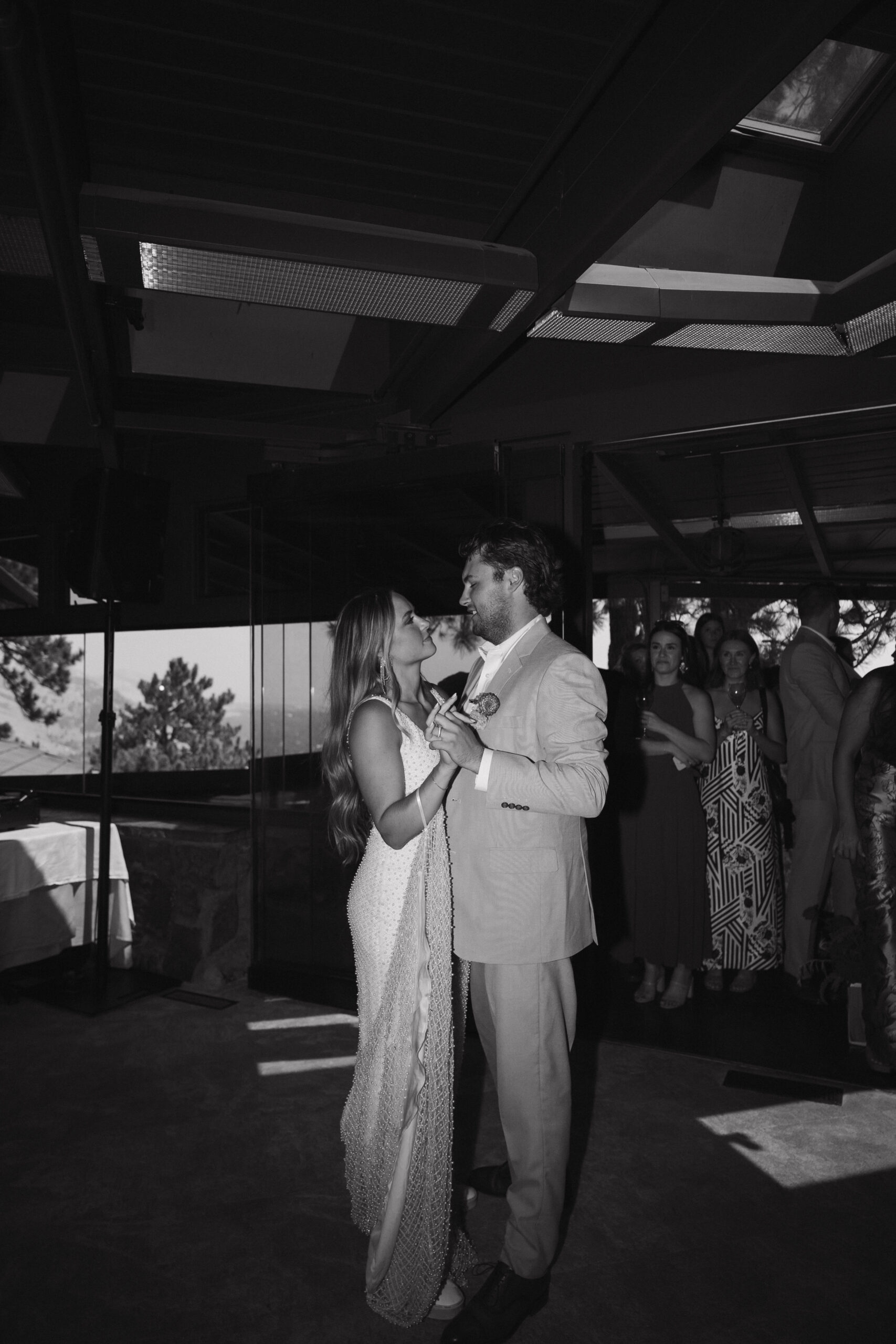 bride and groom at their dance 