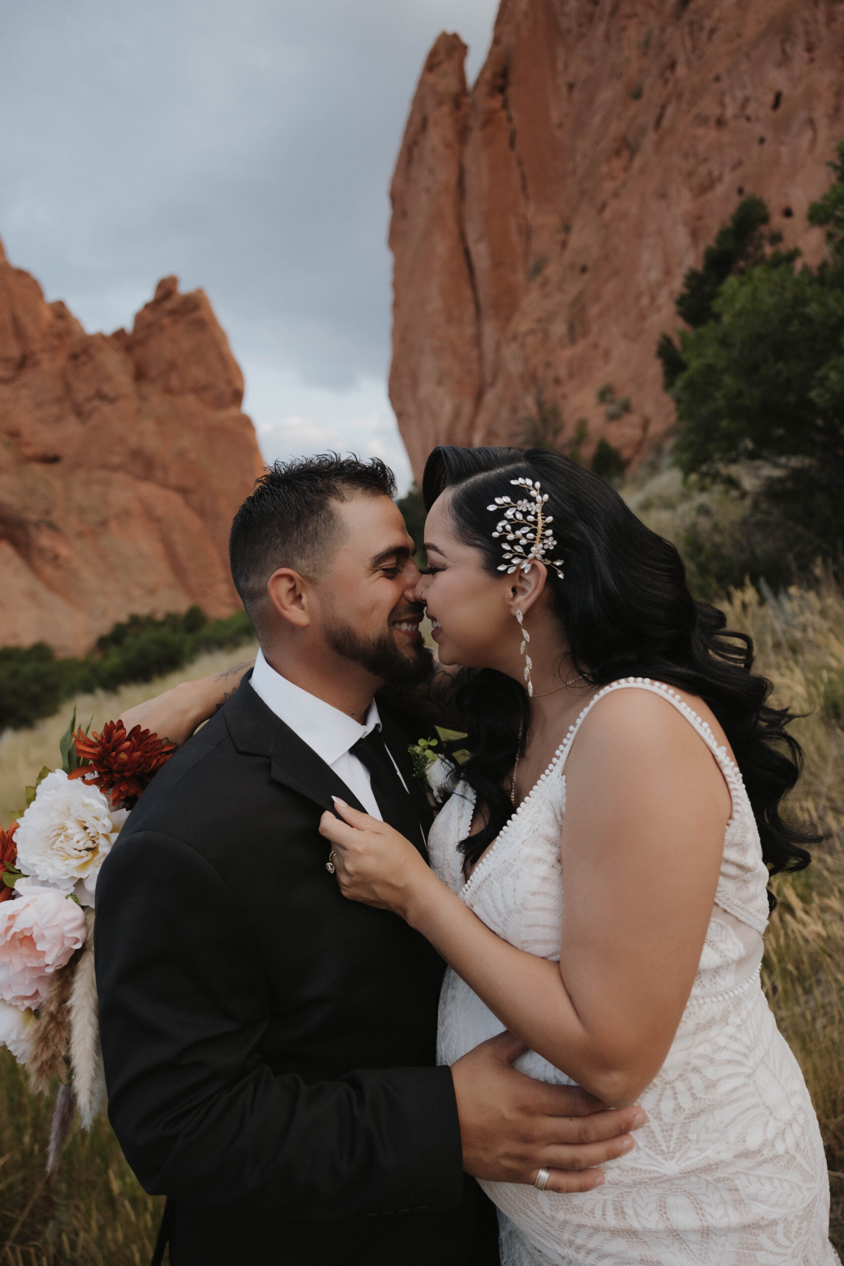 bridal couple portrait 