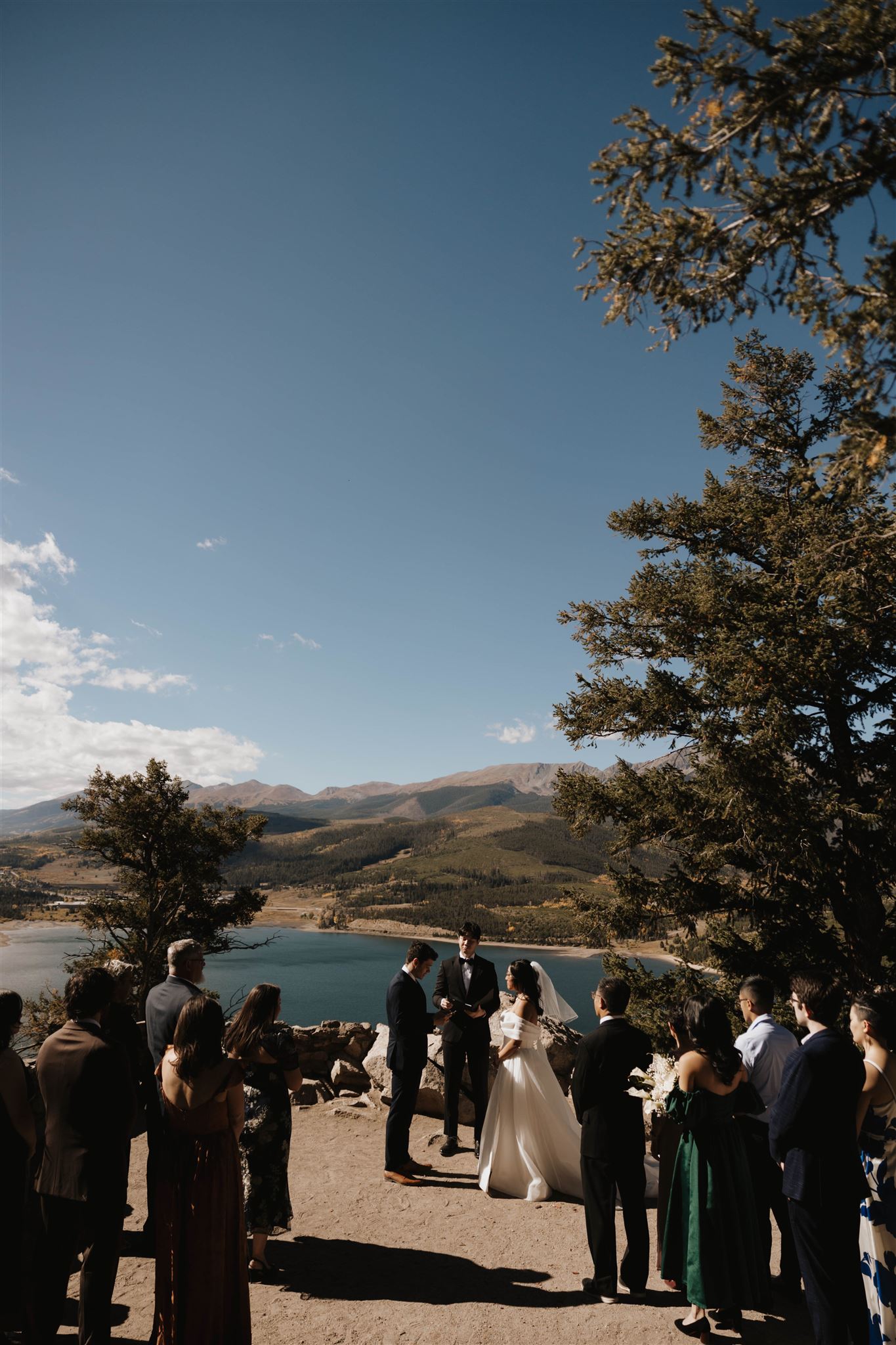 Sapphire Point Elopement ceremony