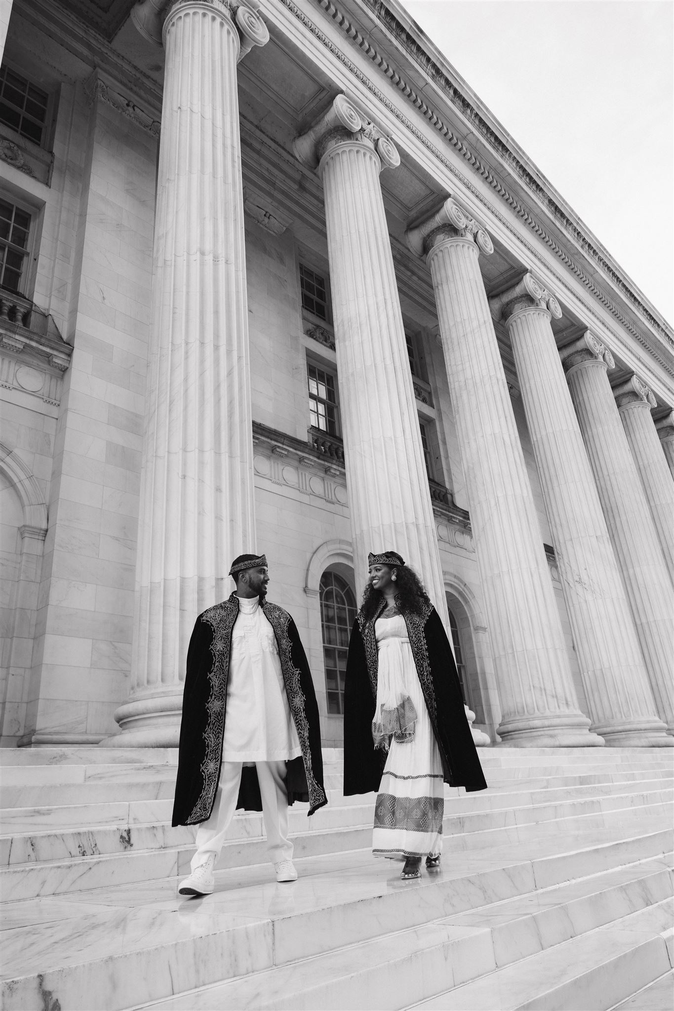 timeless engagement photos in downtown Denver 