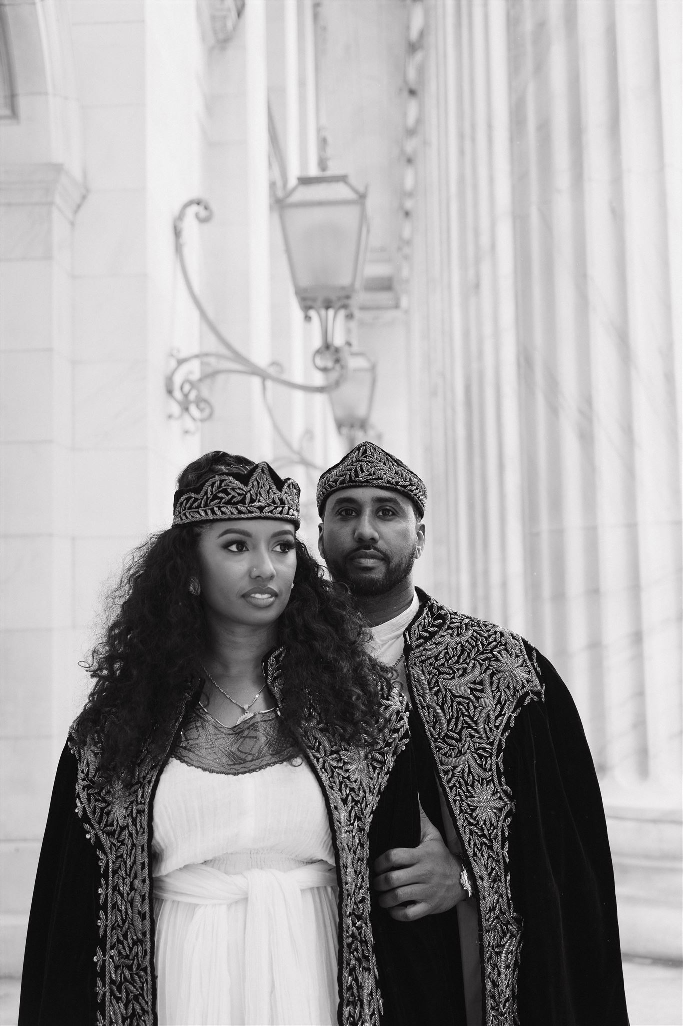 aesthetic engagement photo at the Denver courthouse 